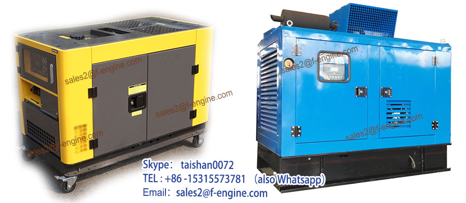 Silent Diesel Generator with Air Cooled Function to be Used Offshore Marine Use