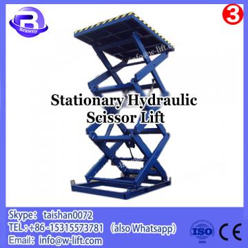 In ground car parking lift stationary scissor car lift hydraulic car scissor lift